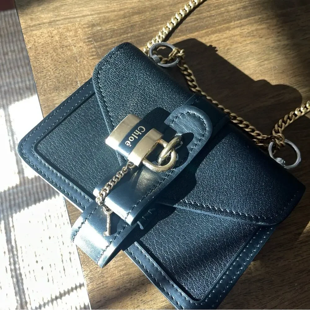 Chloe aby shoulder bag - can turn into a double chain or single